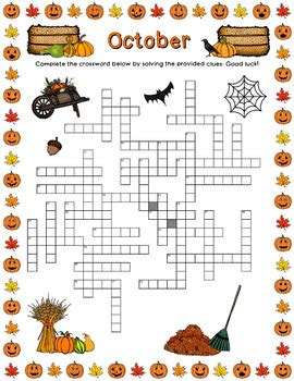 october crossword puzzle|monday october 18 crossword puzzle.